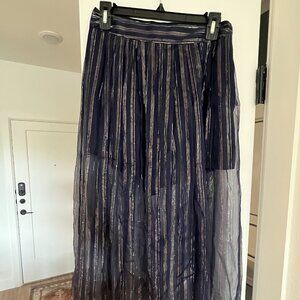 Billy Reid Midi Sheer Skirt - Size 4